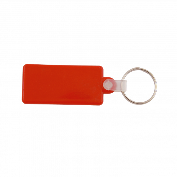 Kunststoff Schlüsselanhänger rechteckig