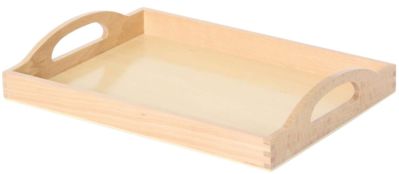 Tablett aus Holz 33,5 x 24cm