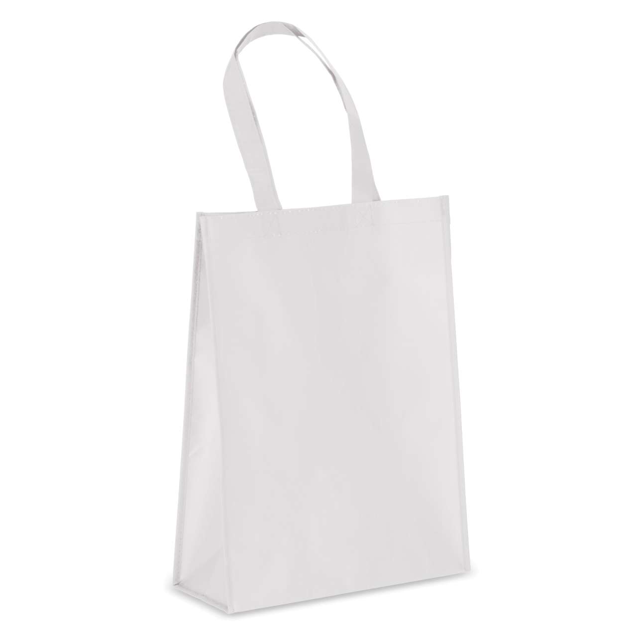 R-PET Tragetasche aus laminiertem Non Woven 30 x 12 x 40cm 105g / m²