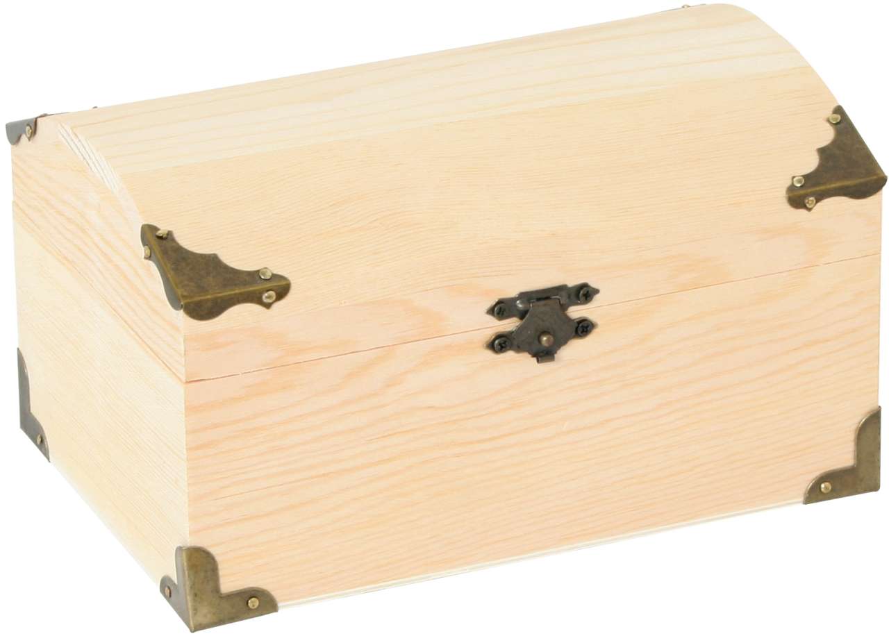 Schatzkiste natur 18 x 13 x 10cm