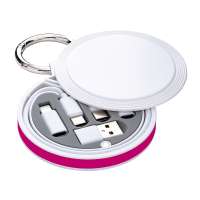 Korpus weiß, Ring magenta