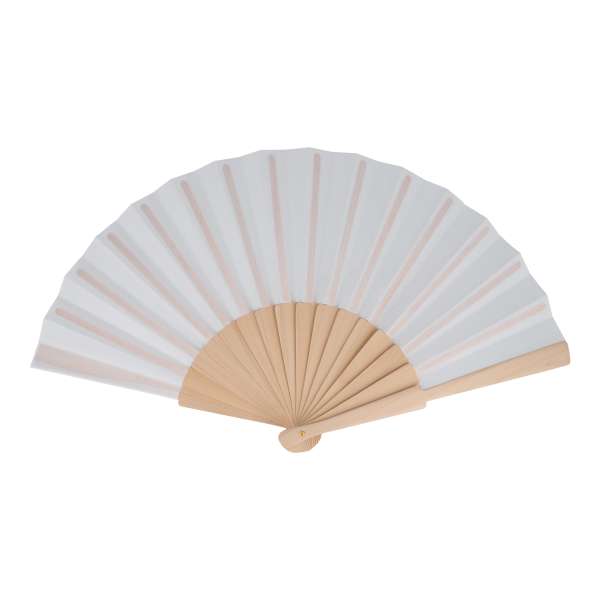 Fächer aus Holz mit R-PET