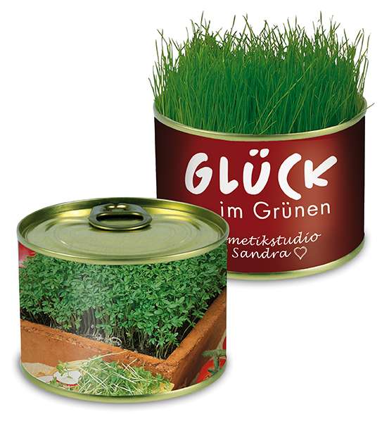 Natur-Konserve mit Samen