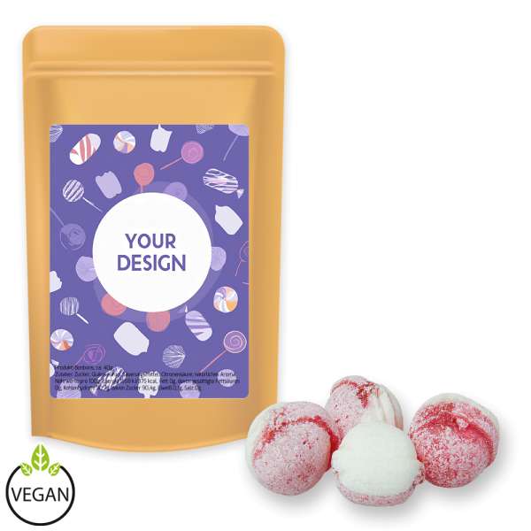 Erdbeer-Joghurt Bonbons, ca. 80g, Standbeutel Midi
