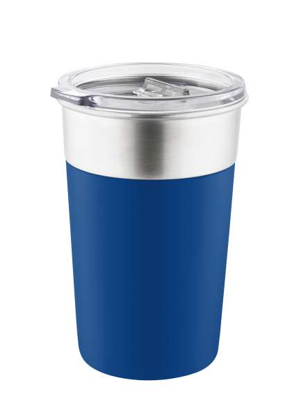 Metmaxx® Thermoflasche "CremaTravel" schwarz / Ring schwarz