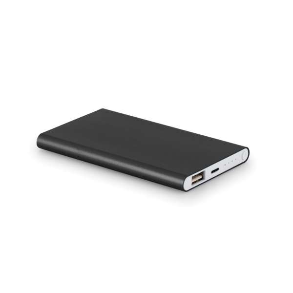MARCET Powerbank Slim 4'000 mAh aus Recyceltes Aluminium (100% rAL) und Recyceltes ABS (100% rABS)