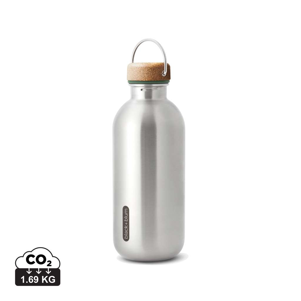 Black + Blum Stahl-Wasserflasche 600ml