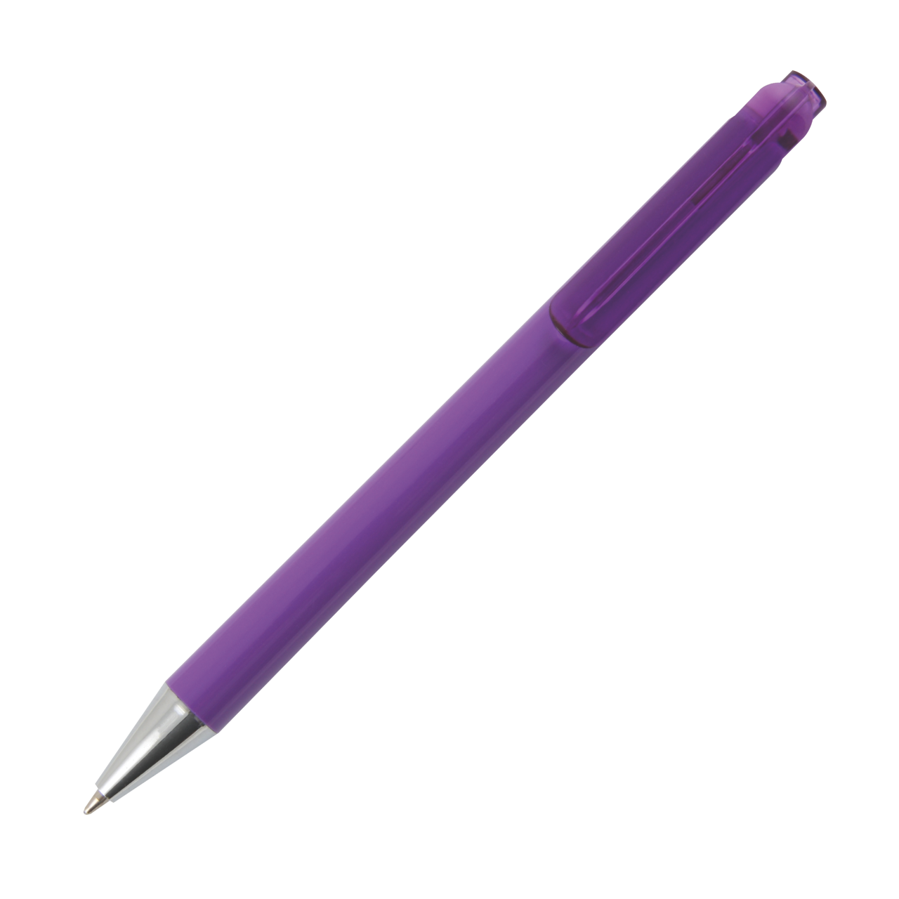 MANHATTAN Kugelschreiber mit HC farbigem Schaft und transparent farbigem Clip Peekay