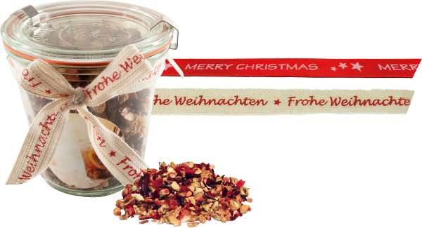 Weihnachtstee im Weckglas