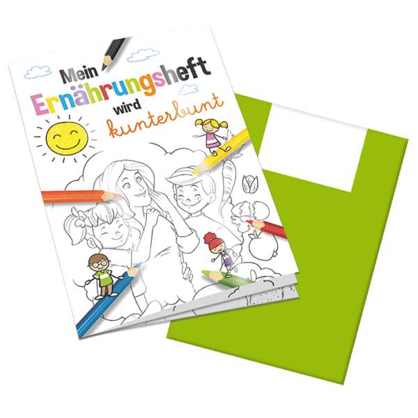 Malbuch / Mal-Set A6 - Ernährung