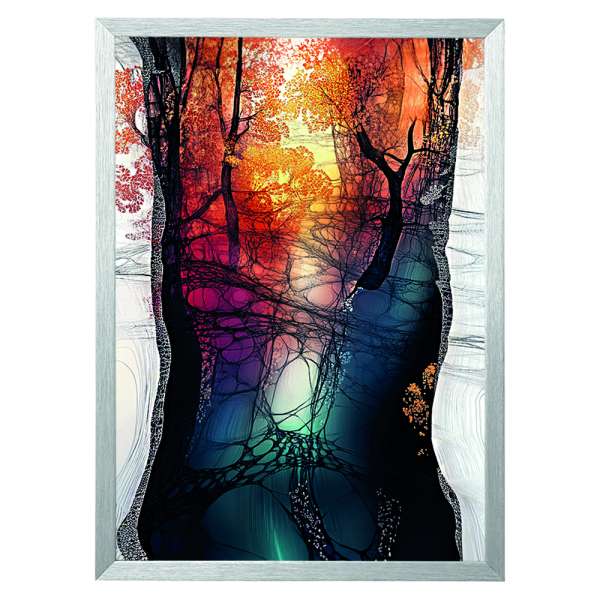 "Pure Mental Energy V" von tokio darcy® - Fine Art Print, A5, Aluminiumrahmen