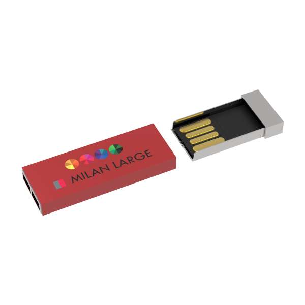 USB Stick Milan Large 3.0 Red, Premium