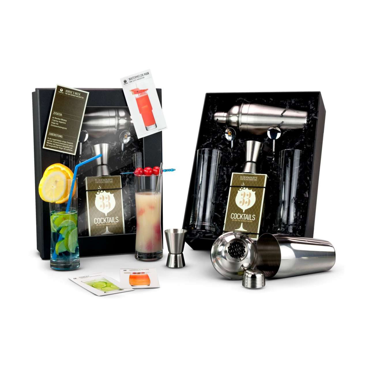 Geschenkset / Präsenteset: Exklusive Cocktail-Box