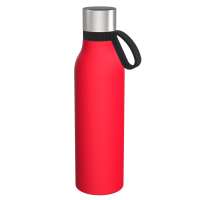 Flasche rot, Ring schwarz