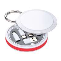 Korpus weiß, Ring rot