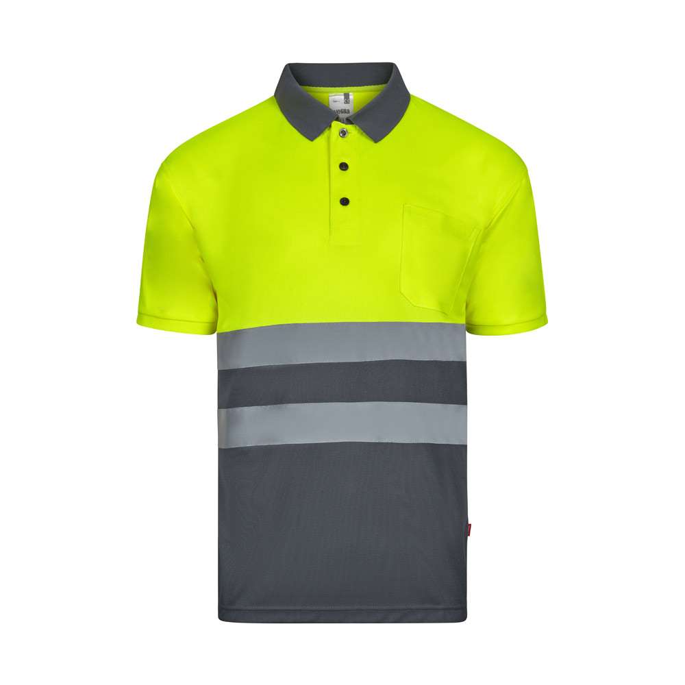 VL FORTUNA Poloshirt (140g / m²) im Bird-Eye-Design mit kurzen Ärmeln, aus Polyester (100%)