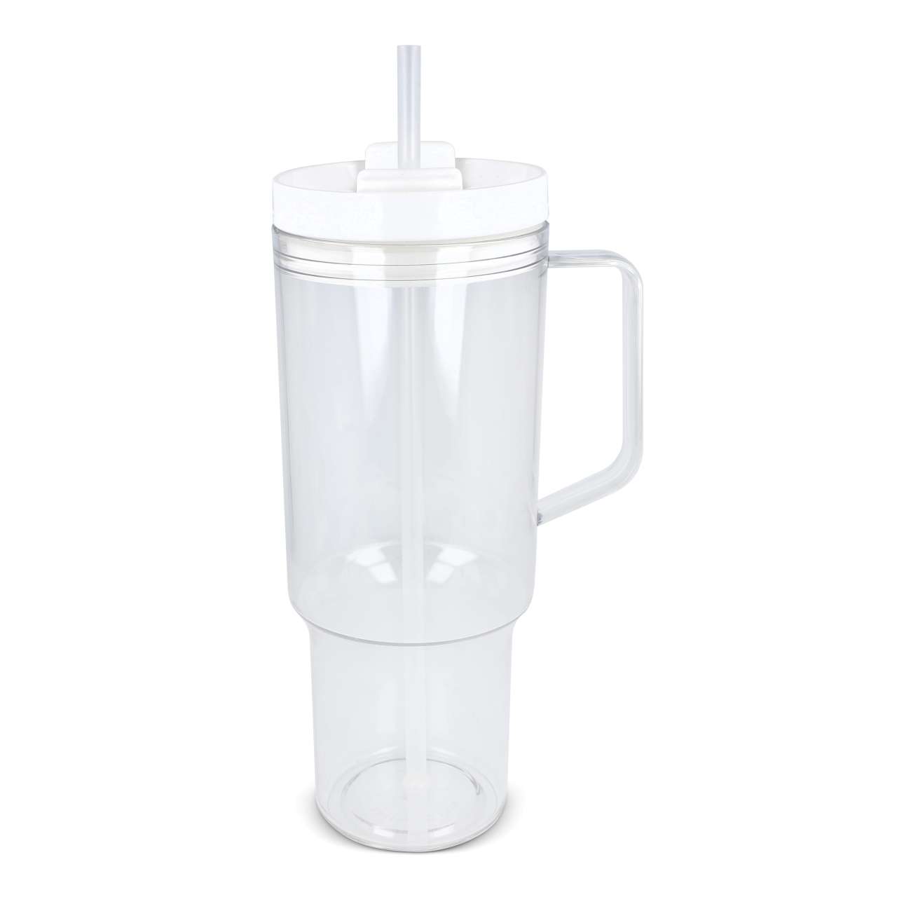 Miami Becher mit Henkel transparent 1,2 l R-PET