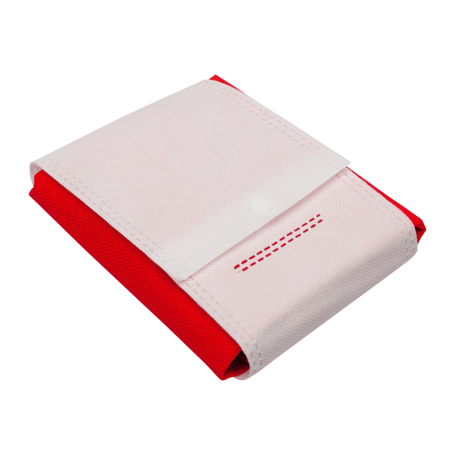 Faltbare Einkaufstasche mit Druckknopf 80 gr / m2