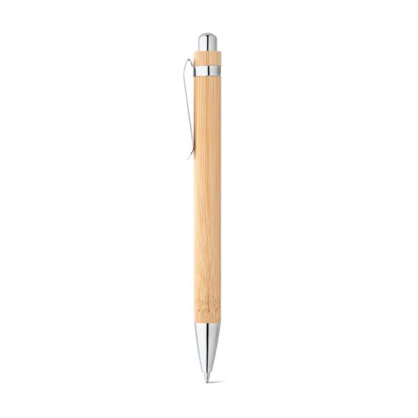 HERA Bambus-Kugelschreiber mit einem Metallclip