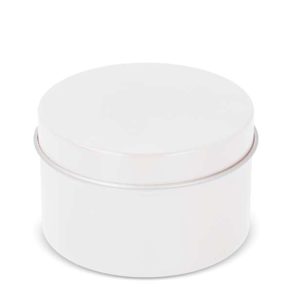 Scented candle recycled tin big