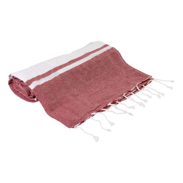 Strandtuch und Turnbeutel aus recycelter Baumwolle Tortuga