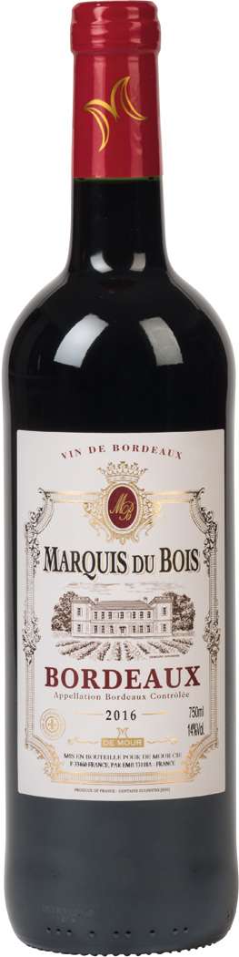 Rotwein MARQUIS DU BOIS – BORDEAUX