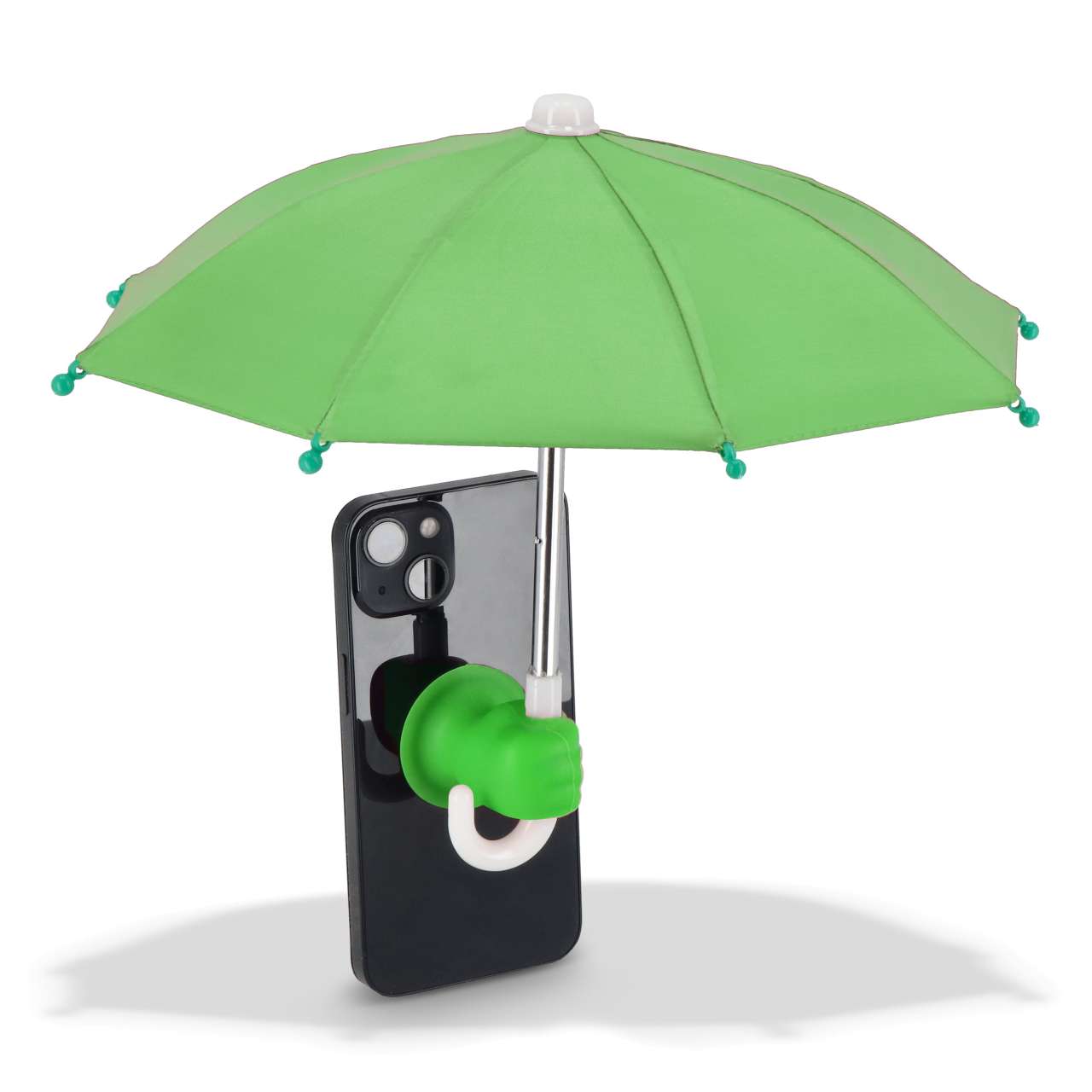 Telefon-Regenschirm mit Saugnapfhalterung