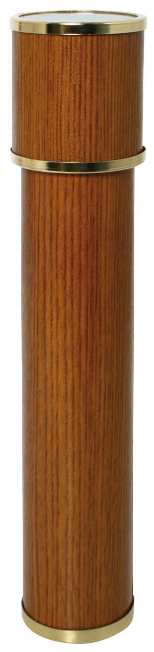 Drehkappen-Kaleidoskop 20,5 cm mit Holzdekor