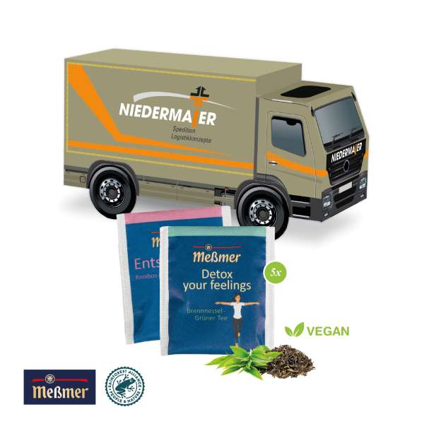 3D Präsent "LKW" mit Meßmer