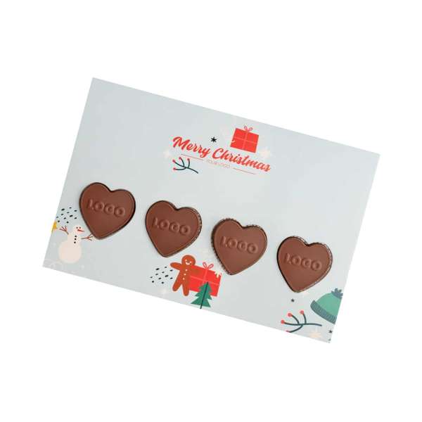 VERSANDHANDEL PRALINEN MIT LOGO HERZ