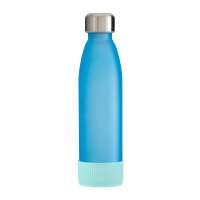 Flasche cyan, Hülle mint