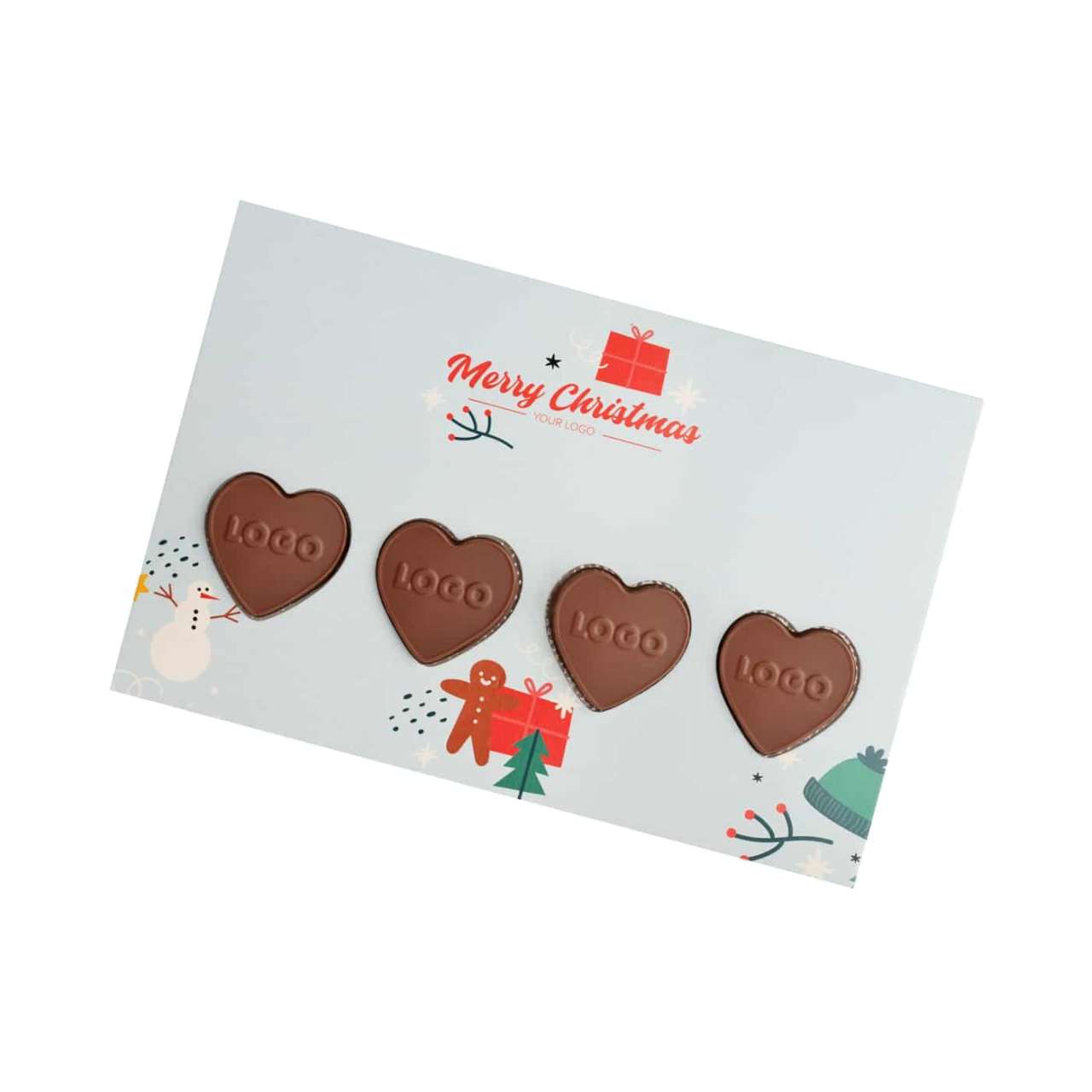 VERSANDHANDEL PRALINEN MIT LOGO HERZ