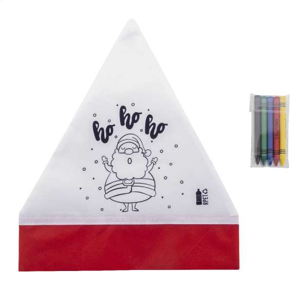 Weihnachtsmütze zum Ausmalen Julfar Hat