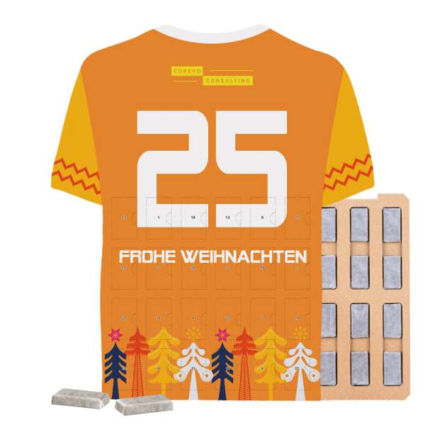 Täfelchen Adventskalender Trikot ECO