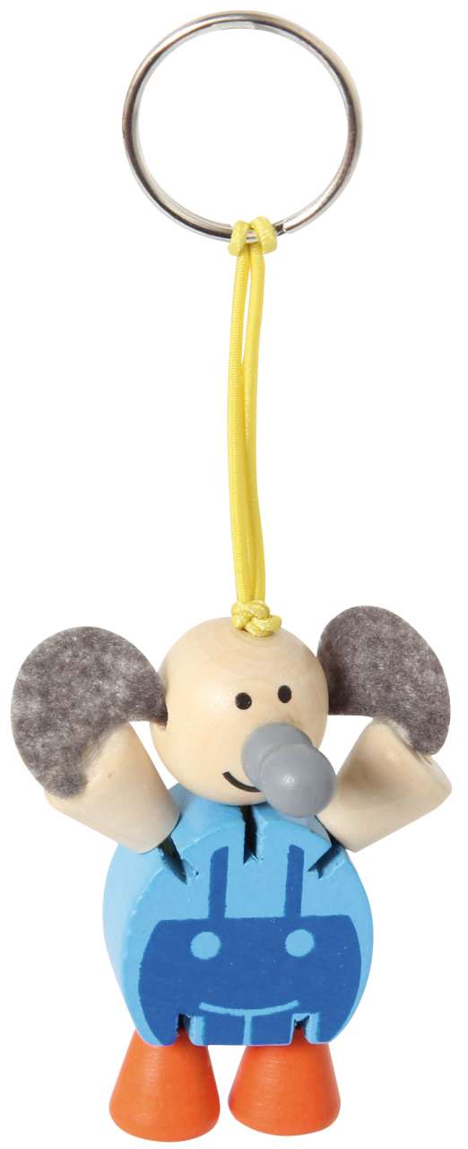 Schlüsselanhänger Biegefigur