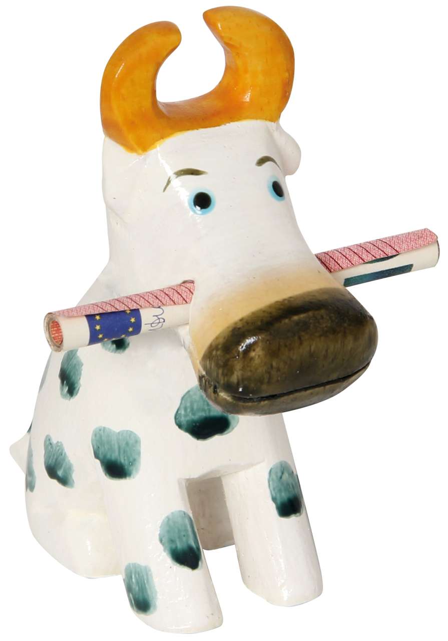 Glücksbote Kuh - für Geldgeschenke