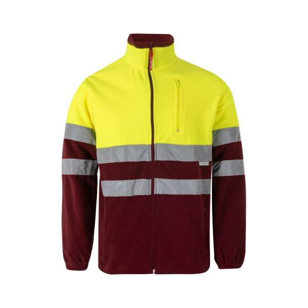 VL EROS LARGE Zweifarbige Fleecejacke (280g / m²), aus Polyester (100%)