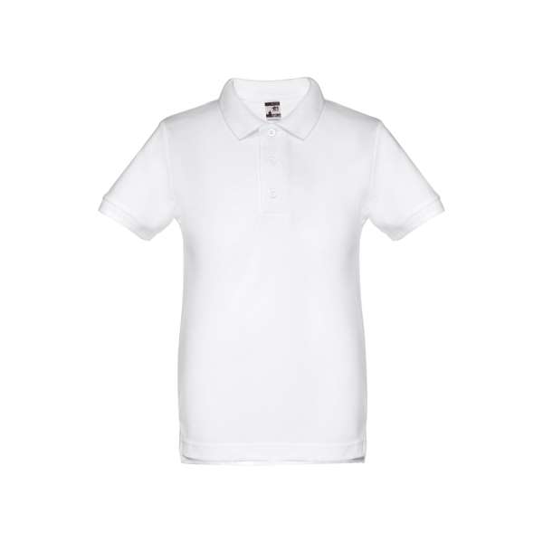 THC ADAM KIDS WH Kurzärmeliges Poloshirt für Kinder (unisex) Farbe Weiß