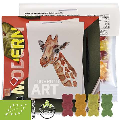 Bio Gummibärchen ohne Gelatine, ca. 30g, Express Maxi-Tüte mit Werbereiter