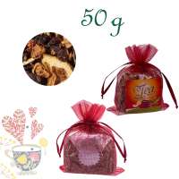 Organzabeutelchen mit Zugband, Inhalt 50 g