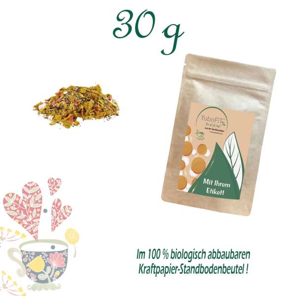 YuboFiT® Grüner Rotbuschtee TEMPLE Of MONEY