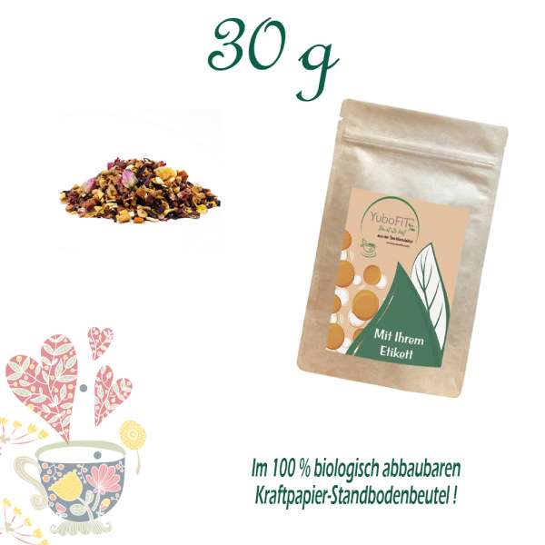 YuboFiT® Früchtetee GRANATAPFEL-HIMBEERE