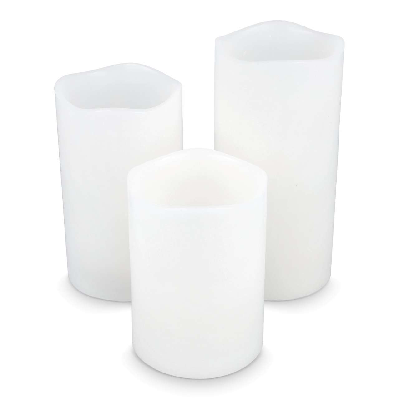 Koselys 3-teiliges LED-Kerzen-Set (batteriebetrieben)