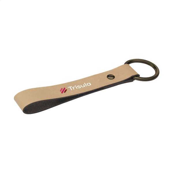 Recycled Leather Keyring Schlüsselanhänger