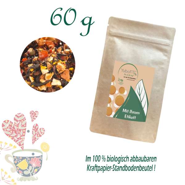 YuboFiT® Früchtetee HOW-WE-DO-IT Sanddorn-Premium