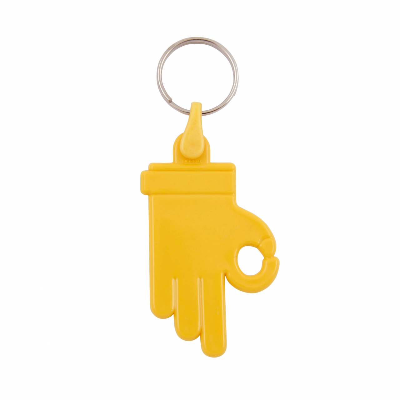 Kunststoff Schlüsselanhänger OK Hand