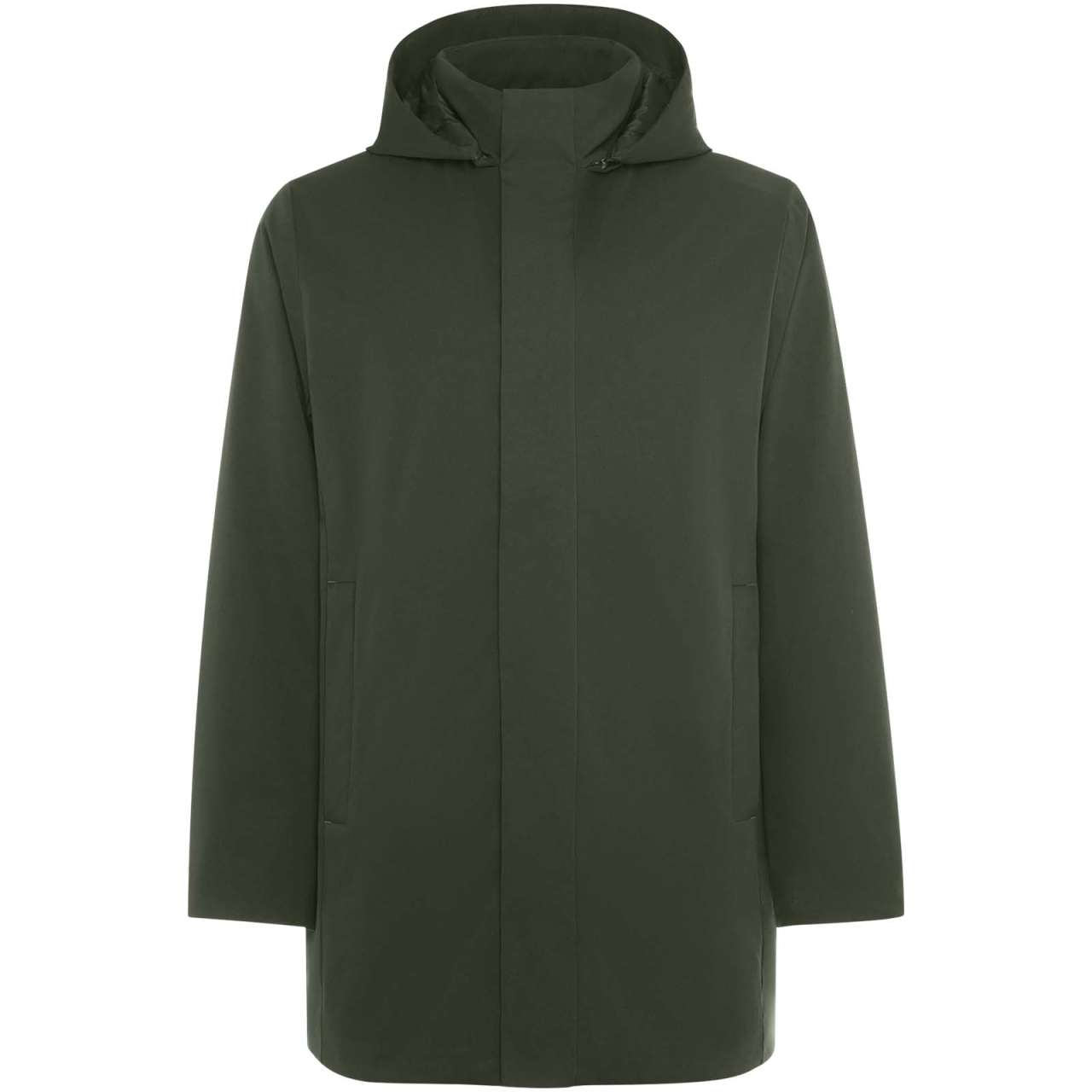 Gepolsterte Unisex-Parka-Jacke mit Kuppelkragen