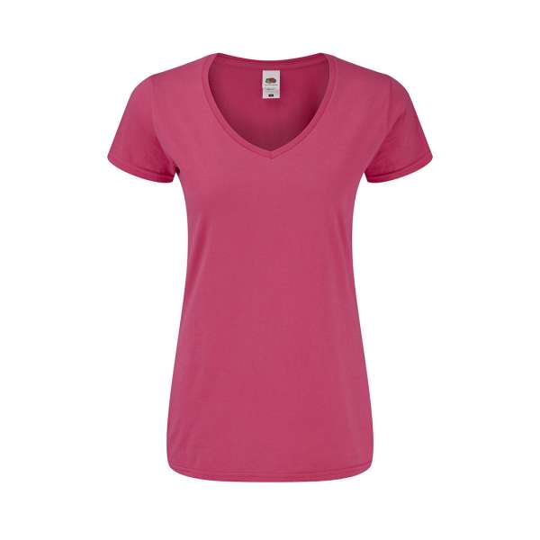 Frauen Farbe T-Shirt Iconic V-Neck