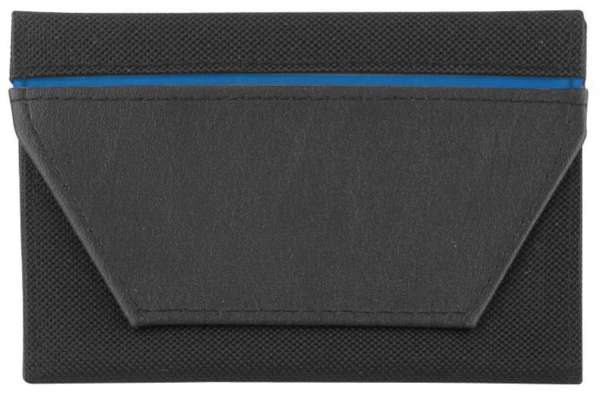 CreativDesign® Ausweistasche "ColourStripe" schwarz / schwarz