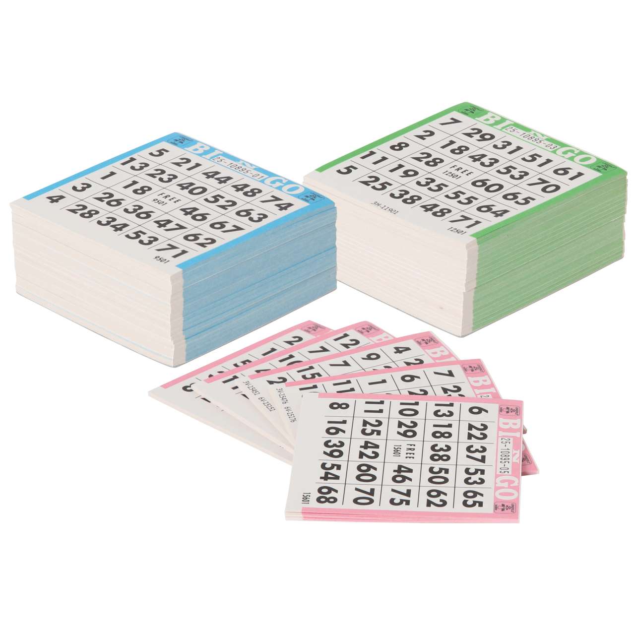 Bingo Block 1-75 (20 x 25 Blatt)